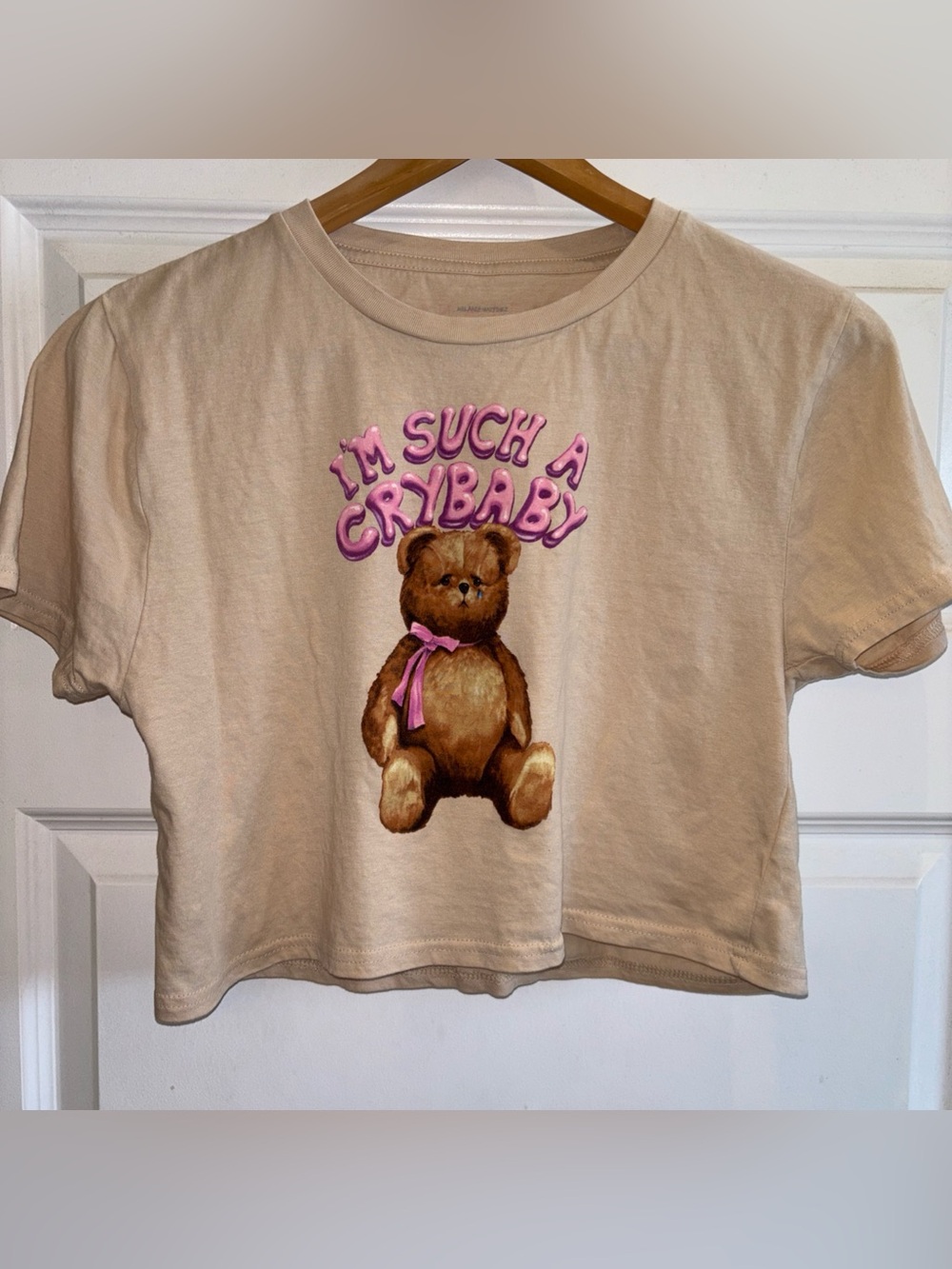 Melanie Martinez I'm Such A Crybaby Teddy Bear Crop Tee Trilogy Tour Small